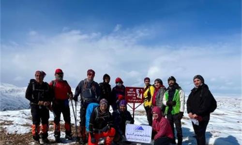 صعود زمستانه قله ریگ سفید